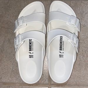 Birkenstock Sandals White Women 9 Men’s 7